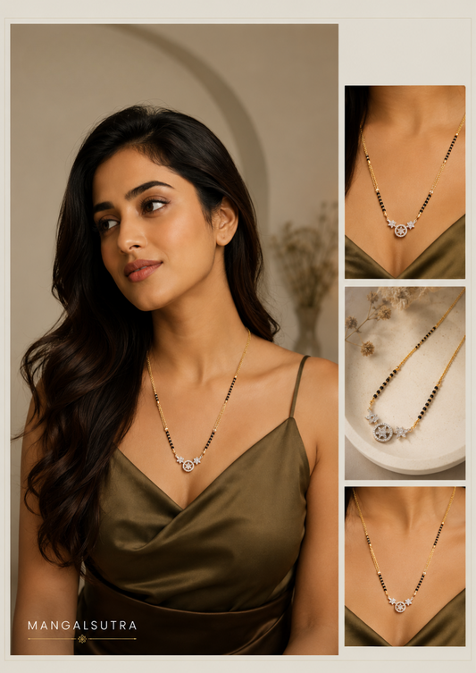 Elegant Star Charm Mangal Sutra